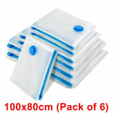 6 X STRONG VACUUM STORAGE SPACE SAVING BAGS VAC BAG SPACE SAVER VACCUM VACUM - BAG - Show Gadgets